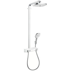 Душевая система Hansgrohe Raindance Select E Showerpipe 300 2Jet белый/хром (27126400)