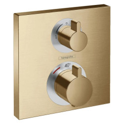 Термостат прихованого монтажу для душу Hansgrohe Ecostat S Ecostat Square бронза матова (15714140)