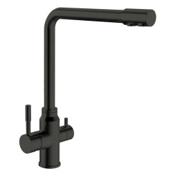 Кухонный смеситель с подключением к фильтру Mixxus SUS-021 Black (MI5861)