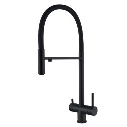 Кухонний змішувач Zerix KIT-021 чорний (ZX4862)