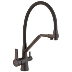 Кухонний змішувач Haiba Nobel 021 чорний (HB3983)