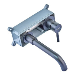 Змішувач для раковини прихованого монтажу Mixxus SUS-111 Inner чорний (MI6038)