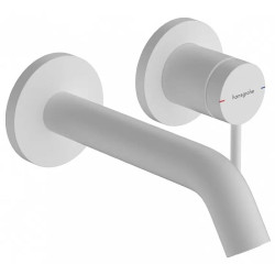 Змішувач для раковини прихованого монтажу Hansgrohe Tecturis S 225 Matt White (73351700)