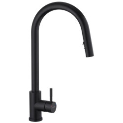 Кухонний змішувач з висувним виливом Kroner KRP Edelstahl Klassisch - SCH03915 (CV032282)