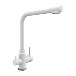 Кухонний змішувач із підключенням до фільтра Platinum KT 8201 (8626) білосніжний