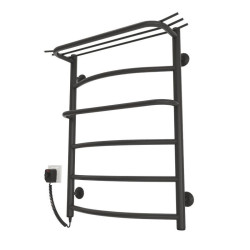 Рушникосушарка Kosser Драбинка Марал 700х500/6 EL рег чорний