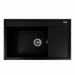 Кухонна мийка Platinum 7950 AZURIT матова Чорний металік