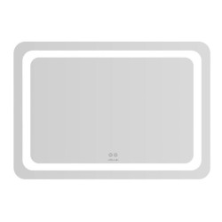 Дзеркало Volle LUNA TANGA 1648.52141700 із підсвічуванням по контуру, з підігрівом, із сенсорним вимикачем