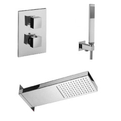 Душевая система Paffoni с термостатом CASCADE, хром (KIT CASCADE099CR)