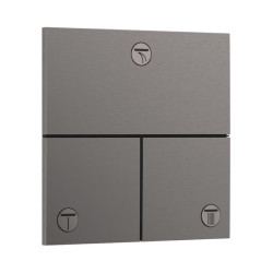 Перемикач Hansgrohe ShowerSelect Comfort E на 3 функції, Brushed Black Chrome (15573340)