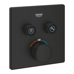 Змішувач для душу Grohe Grohtherm SmartControl 102166KF00 чорний матовий