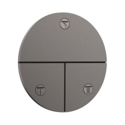 Перемикач Hansgrohe ShowerSelect Comfort S на 3 функції, Brushed Black Chrome (15558340)