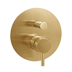 Змішувач прихованого монтажу для душу Paffoni Light Brushed Honey Gold (LIG015HGSP)