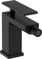 Змішувач для біде Hansgrohe Tecturis E зі зливним гарнітуром, Matt Black (73200670)