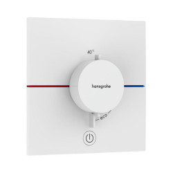 Термостат прихованого монтажу для душу Hansgrohe ShowerSelect Comfort E HighFlow Matt White (15575700)