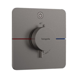Термостат прихованого монтажу для душу Hansgrohe ShowerSelect Comfort Q Brushed Black Chrome (15581340)