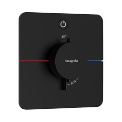 Термостат прихованого монтажу для душу душа Hansgrohe ShowerSelect Comfort Q Matt Black (15581670)