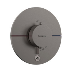 Термостат прихованого монтажу для душу Hansgrohe ShowerSelect Comfort S HighFlow Brushed Black Chromе (15562340)
