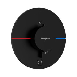 Термостат прихованого монтажу для душу Hansgrohe ShowerSelect Comfort S HighFlow Matt Black (15562670)