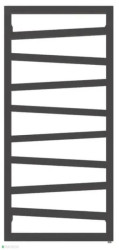 Рушникосушарка Terma ZigZag 1070х500, підключення праворуч, без вилки, чорний (WLZIG107050K9M5E8OKXM)