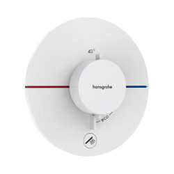 Термостат прихованого монтажу для душу Hansgrohe ShowerSelect Comfort S HighFlow Matt White (15562700)