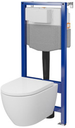 Інсталяція з унітазом Cersanit C19 AQUA 50 QF + ZEN PRO STREAMON (S701-799)