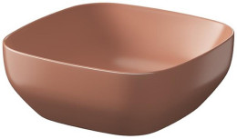 Раковина Cersanit Larga 38х38 цегляний матовий (K677-060)