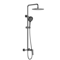 Душова система Qtap Slavonice QTSLA110GMB45913 Gunmetal Black PVD