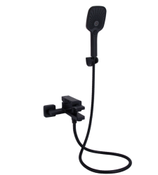 Змішувач для ванни Qtap Gemini QTGEM259BLM45682 Black Matt