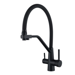 Кухонный смеситель с подключением к фильтру Lidz Aria 020F3  LDARI020F3BLA39212 BLA