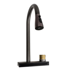 Кухонний змішувач Platinum "Водопад" ZS85 графіт