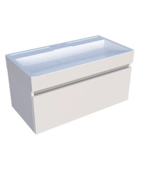 Тумба із раковиною Fancy Marble (Буль-Буль) Palma 900-1 білий МДФ