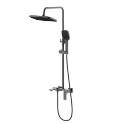 Душова система Qtap Gemini QTGEM111GMB45688 Gunmetal Black PVD