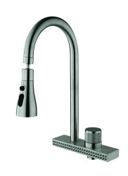 Кухонный смеситель Mixxus FOL-017 с функцией "водопад" (MI6343)