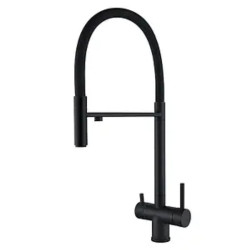 Кухонний змішувач із підключенням до фільтра Zerix KIT-021 Graphite REFL.Black (ZX5559)