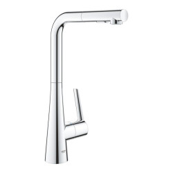 Кухонний змішувач з висувним виливом Grohe Scala 30441000