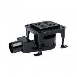 Точковий трап Waterway SpotX з чорною решіткою 100х100 мм (WSX100001N12)