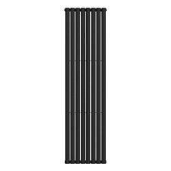 Вертикальний радіатор NAVIN Ellipse double 480x1800-8, anticor, чорний муар 02-245033-4818