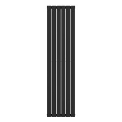 Вертикальний радіатор NAVIN Largo double 456x1800-6, anticor, чорний муар 02-244063-4518