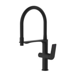 Кухонный смеситель с подключением к фильтру  Mixxus Premium DERBY 021 (NUT) BLACK REFL.BLACK (MI6606)