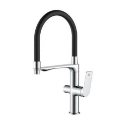 Кухонный смеситель с подключением к фильтру Mixxus Premium DERBY 021 (NUT) REFL.BLACK (MI6600)