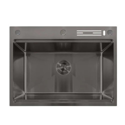 Кухонна мийка Mixxus MH7050 NANO-BLACK (3.0/0.8) графіт (MX1944)