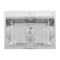 Кухонна мийка Mixxus MH7050 NANO-SILVER (3.0/0.8) (MX1943)