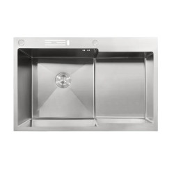 Кухонна мийка Mixxus MH7849L-HK Nano-Silver (MX1935)