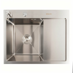 Кухонна мийка Valeso Handmade CM 58x48 L (круглий сифон 3,0/0,8)