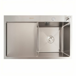 Кухонна мийка Valeso Handmade CM 78x50 R (круглий сифон 3,0/0,8)