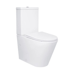 Унітаз-компакт Qtap Swan Ultra Quiet із сидінням Soft-close 640x360x835 мм QT16222182TW White