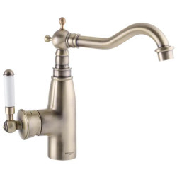 Змішувач для раковини Mixxus PREMIUM VINTAGE 001-C Бронзовий (MI2858)