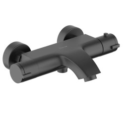 Смеситель для ванны термостатический Imprese Kucera f03203410AB черный матовый