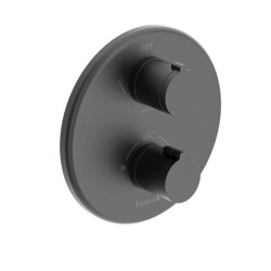 Термостат прихованого монтажу для душу Imprese Kucera f04603410AD чорний матовий